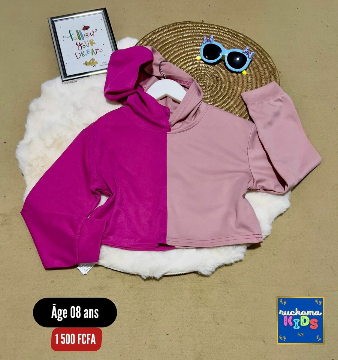 Top crop sport Chic Bicolore