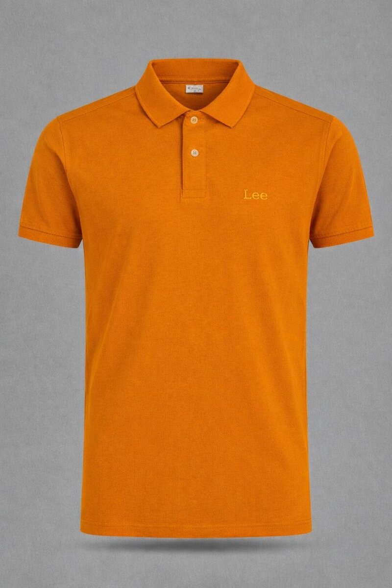 Polo homme orange