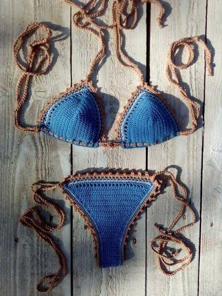 Bikini crochet élégant