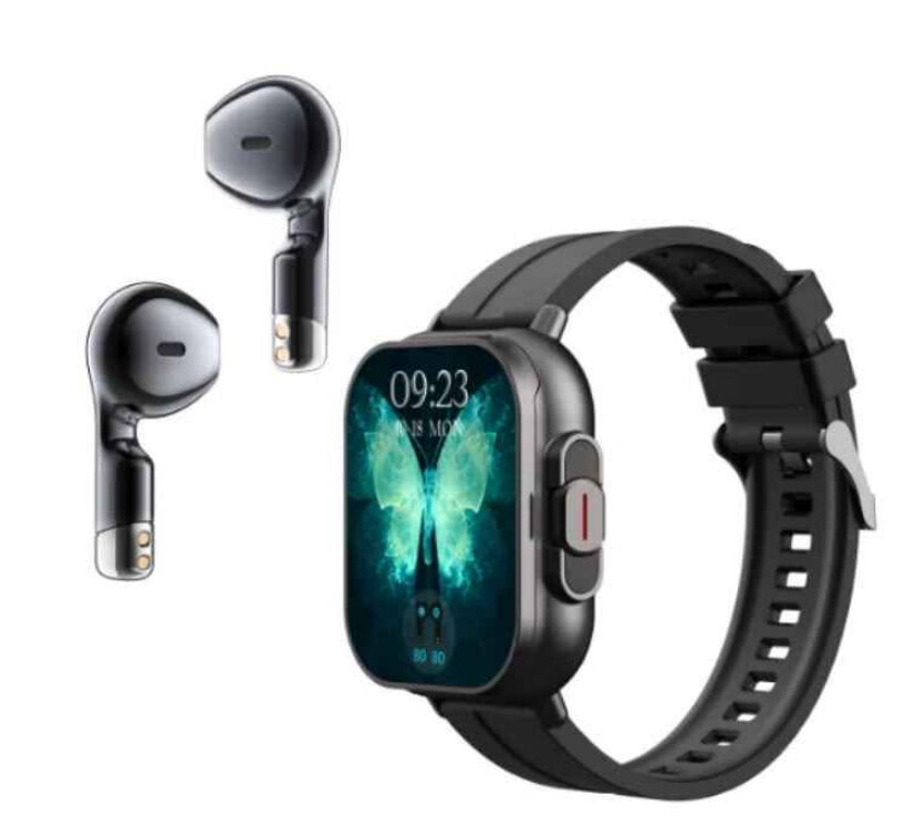 Montre intelligente avec écouteurs intégrés