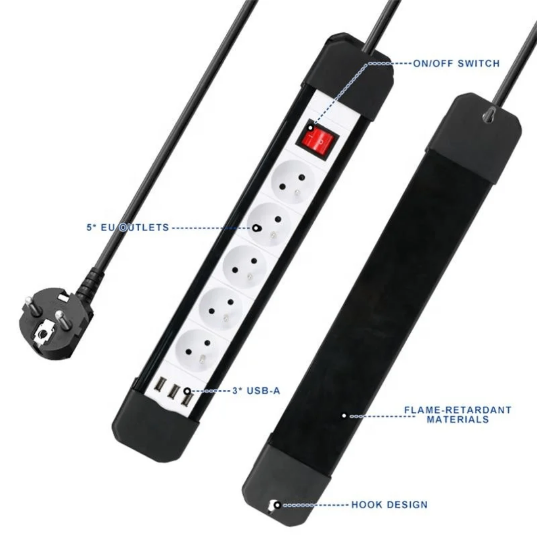 Multiprise USB avec Interrupteur