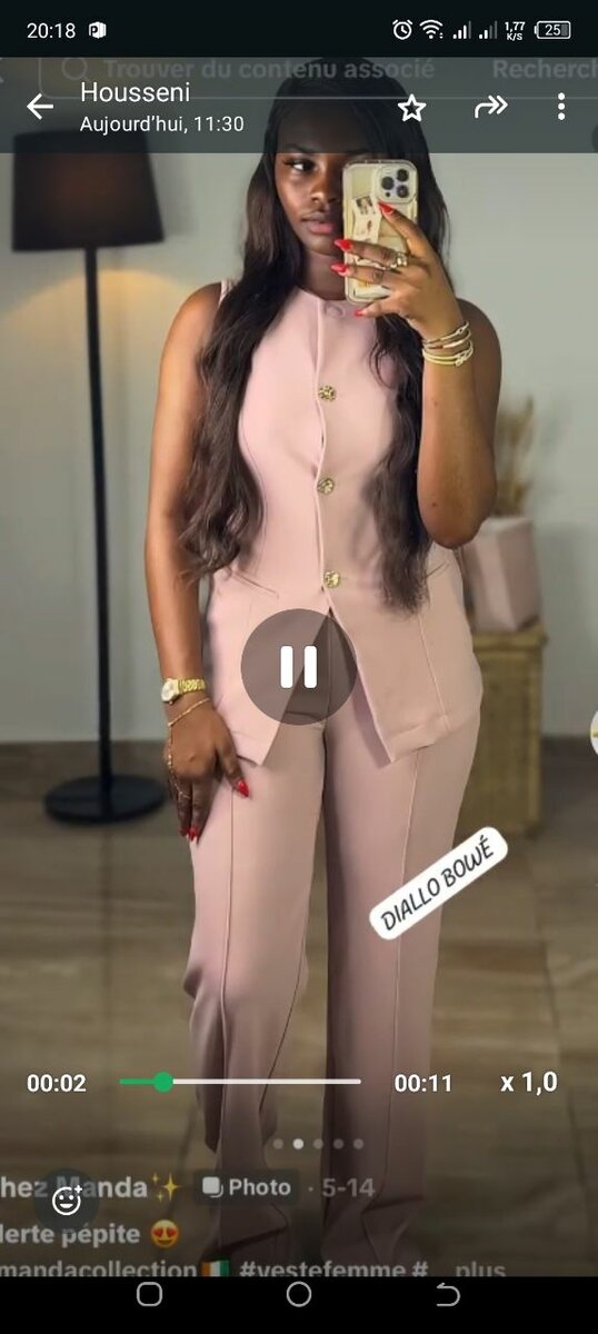 Ensemble élégant sans manches pour femmes