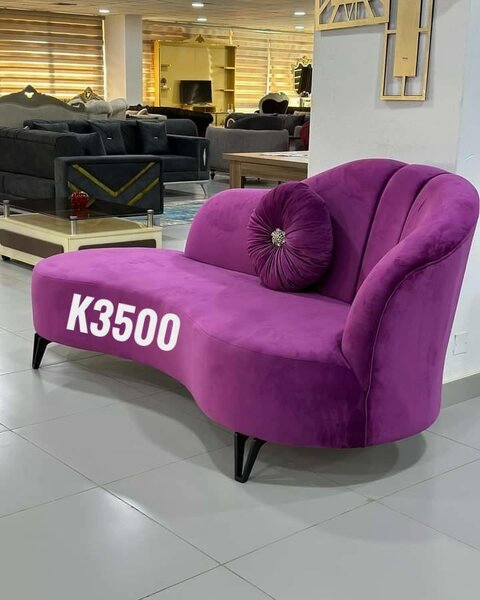 Beautiful and soft purple sofa