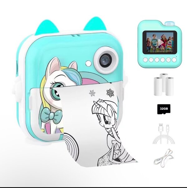 Appareil photo pour enfants avec impression instantanée