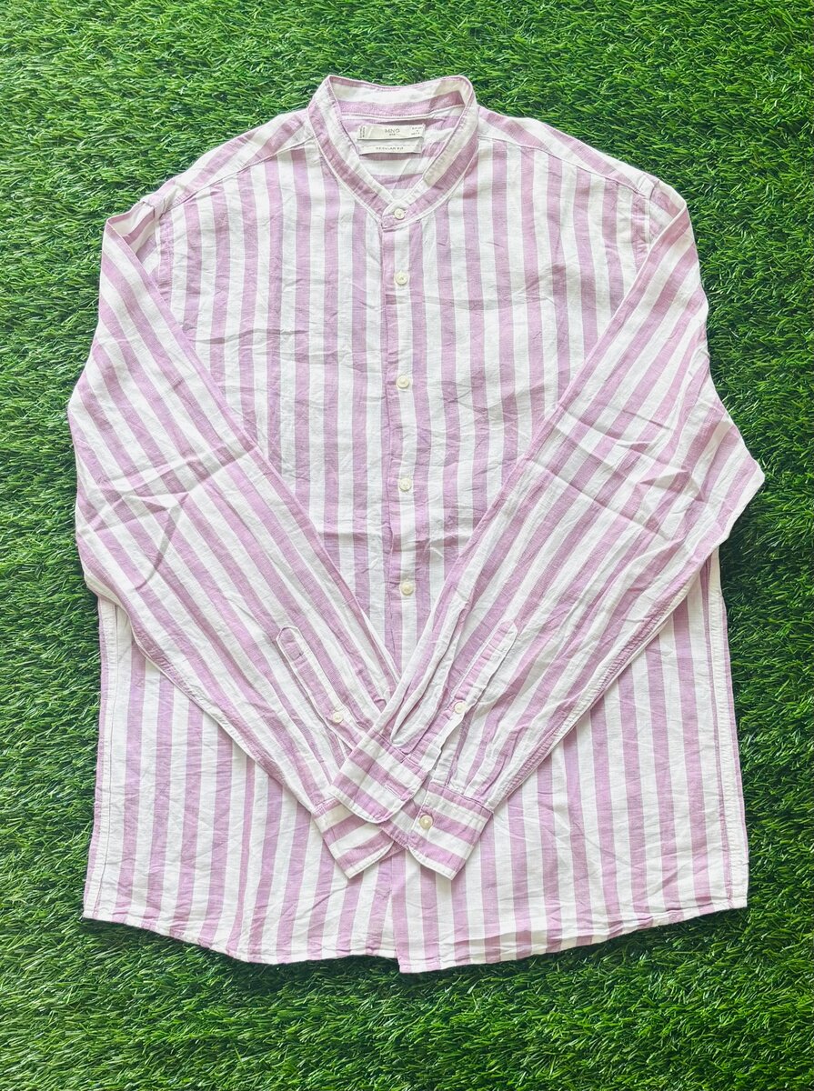 Chemise rayée en coton