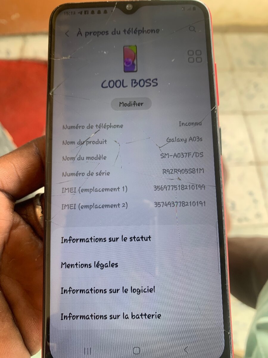 Samsung Galaxy A03s d'occasion