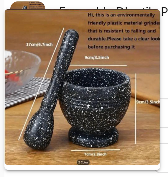 Moulin à épices en plastique écologique