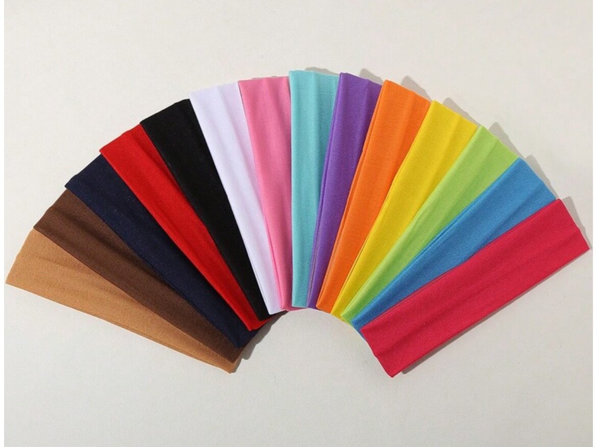Bandeaux élastiques colorés