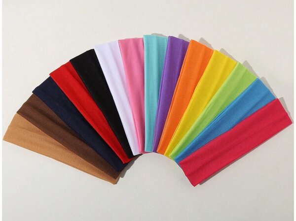 Bandeaux élastiques colorés
