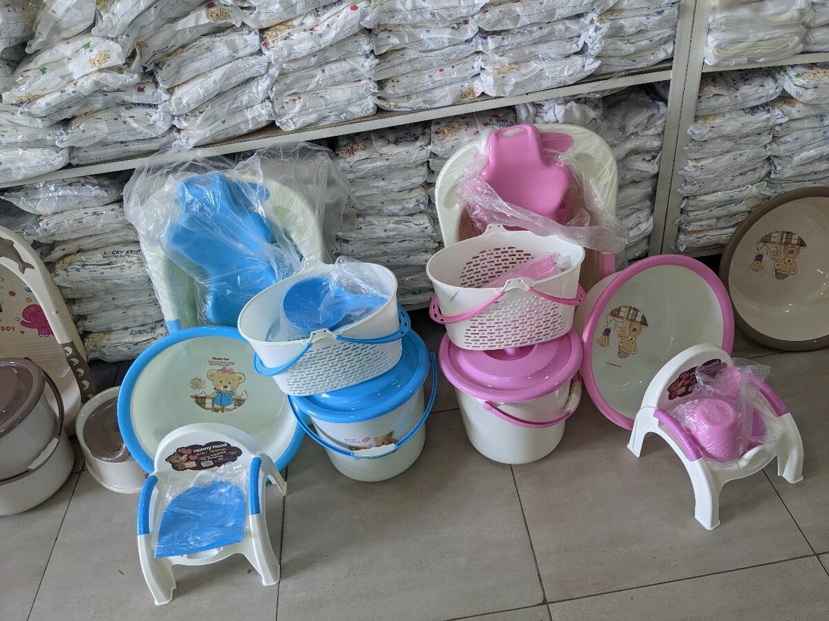7pcs bath tub for a Baby