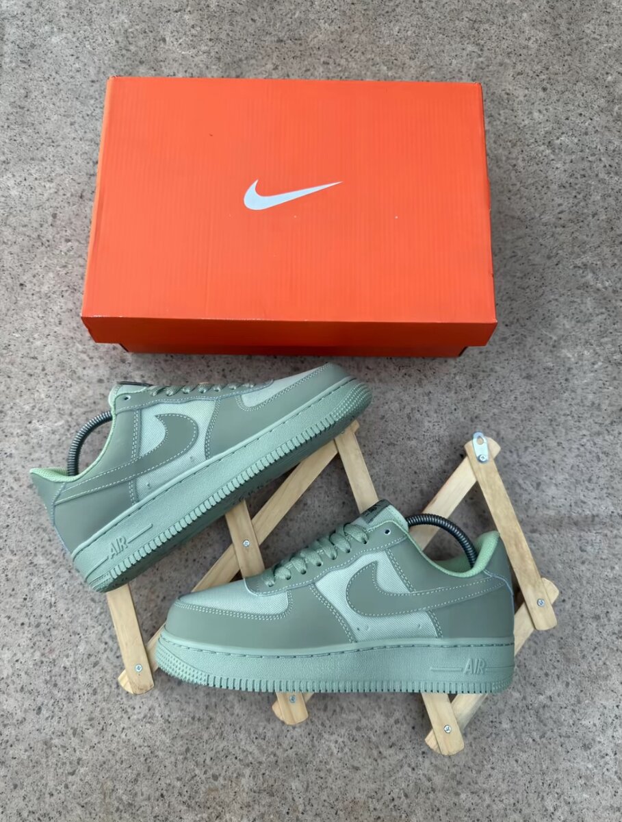 Baskets vertes Nike Air