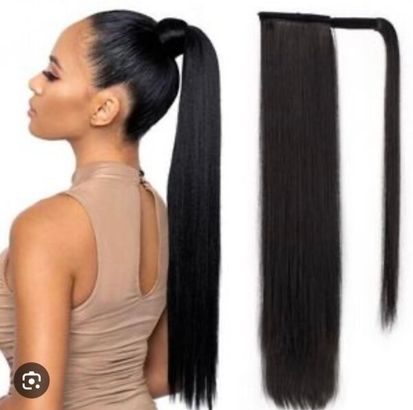 Extension queue longue noire