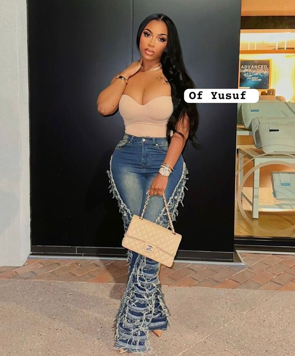 Jeans déchirés mode femme