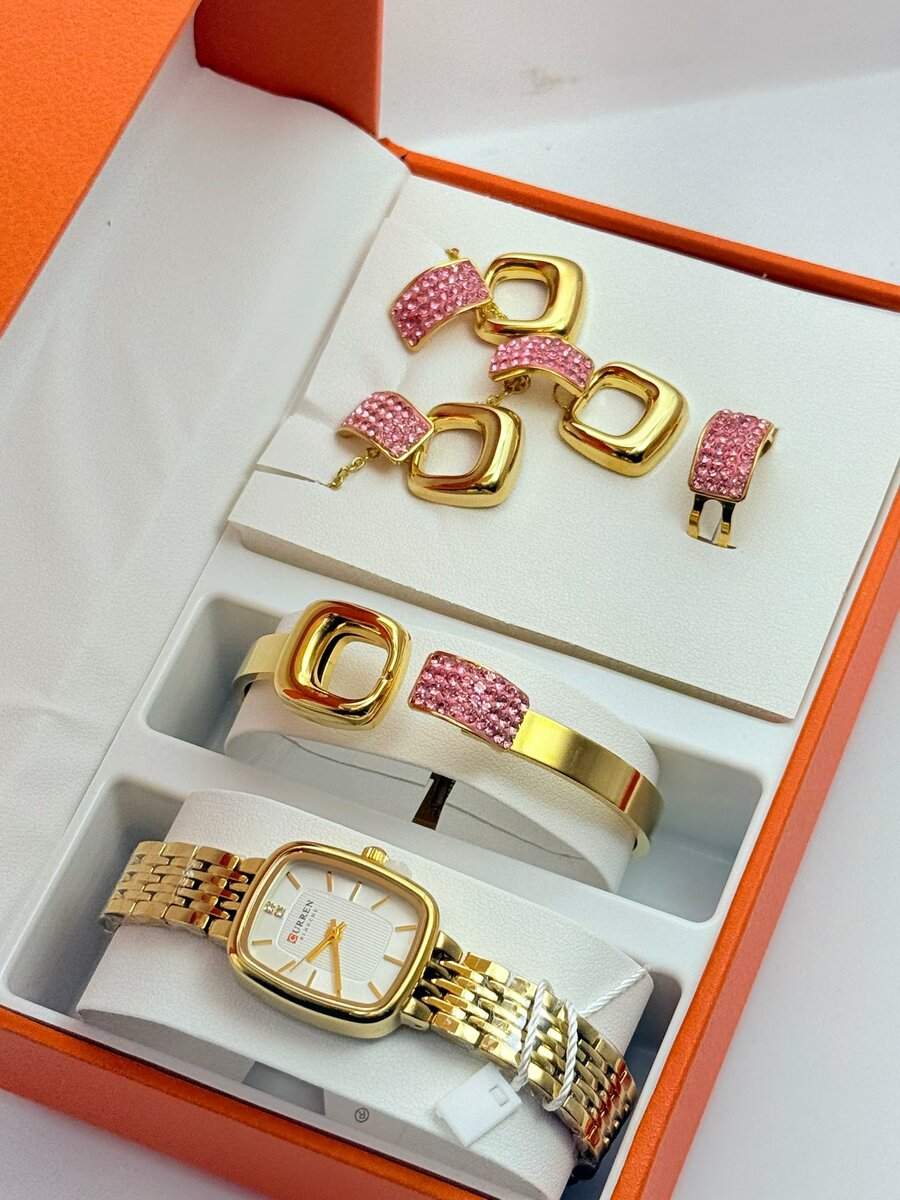 Ensemble Bijoux avec Montre Élégante