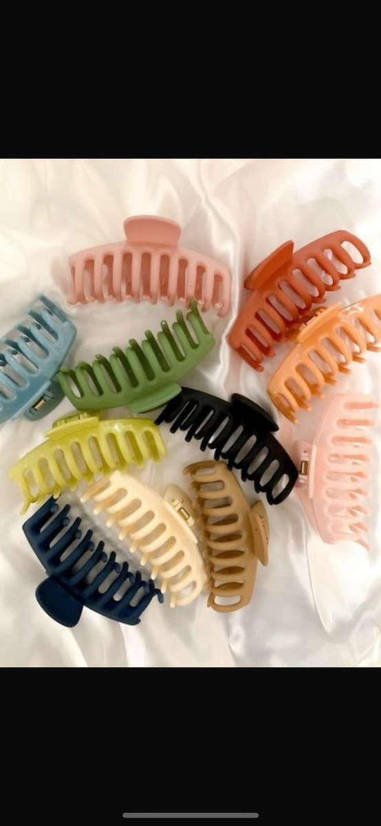 Pinces à cheveux multicolores