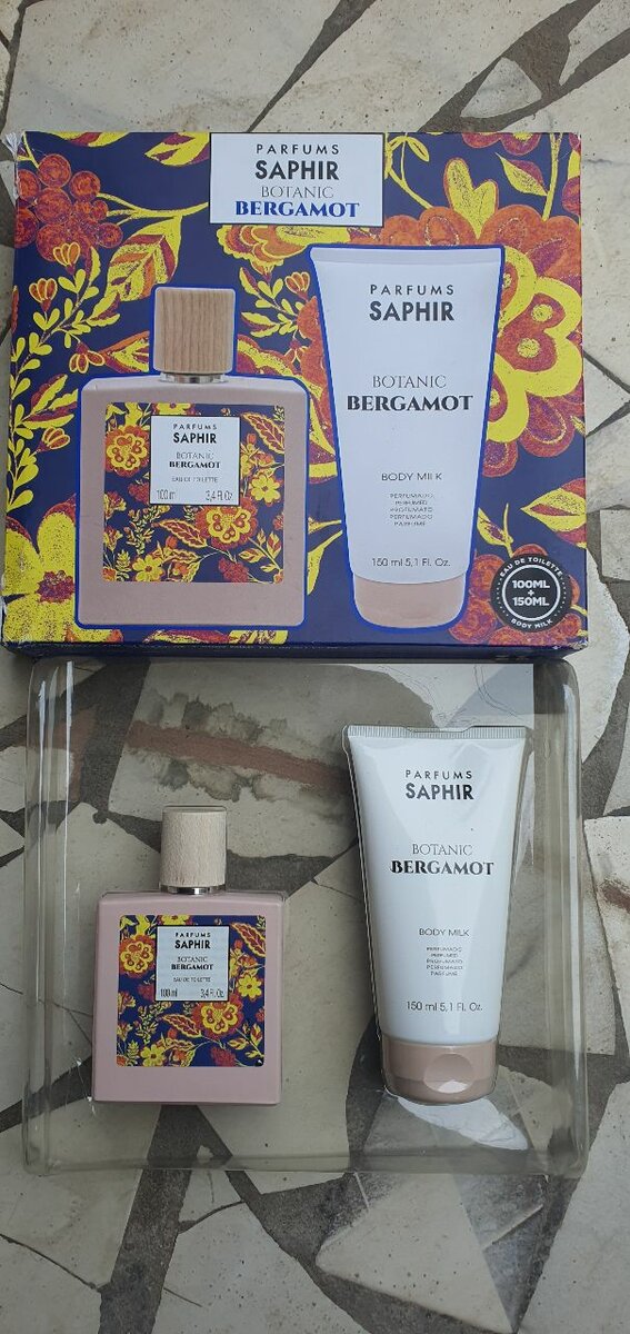 Coffret Parfum Saphir Bergamote