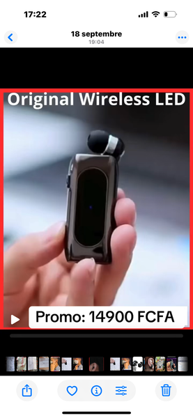 Casque Bluetooth LED