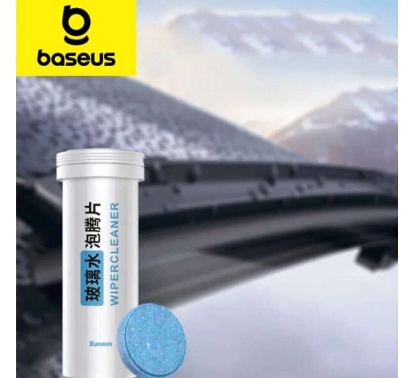 Tablettes Effervescentes Eau Bleue Baseus Auto Glass Cleaner