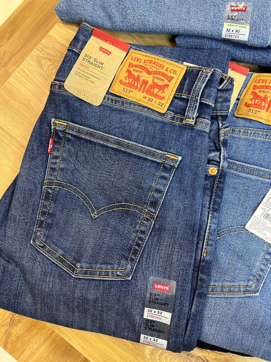 Мужские оригинальные джинсы от фирмы Levis