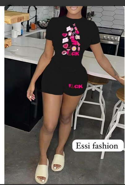 Tenue d'été imprimée pour femmes