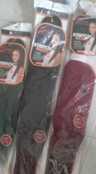 Mèches à tresser synthétiques