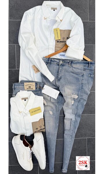 Ensemble Chemise et Jean Homme