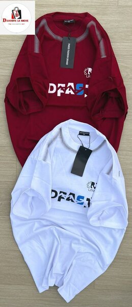 T-shirt orange à logo imprimé