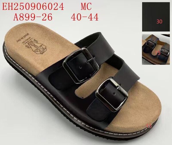 Sandales en cuir confortables