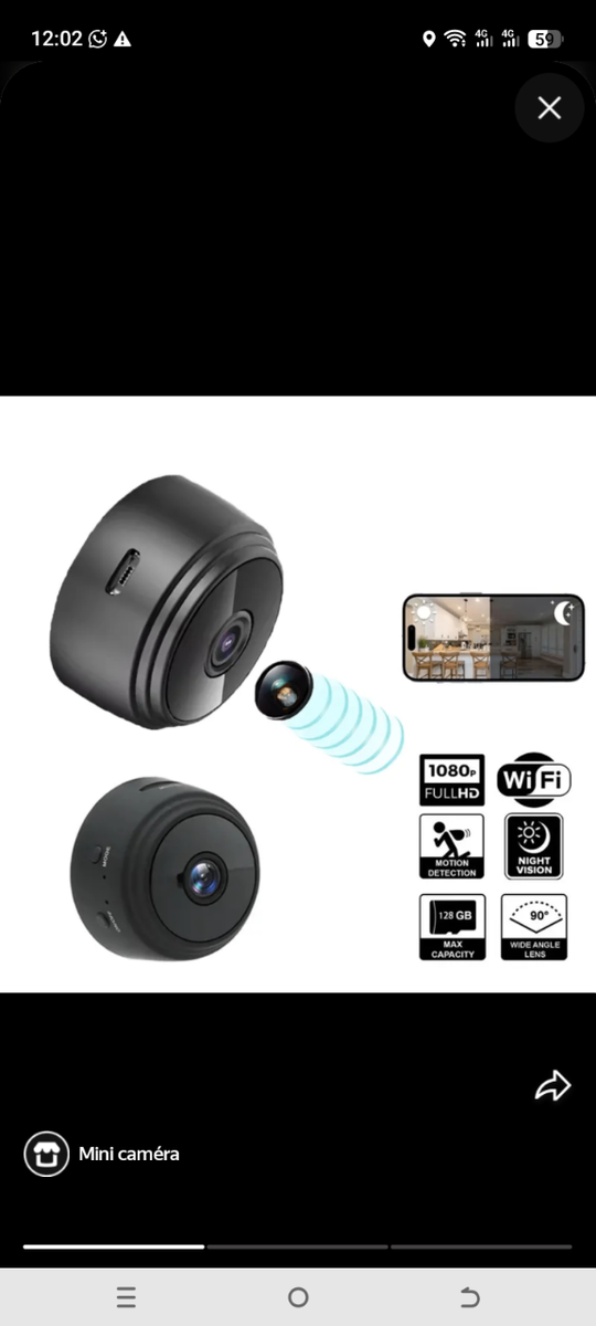 Mini caméra authentique