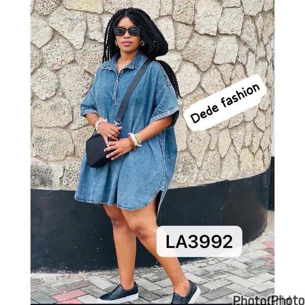 Robe en jean décontractée