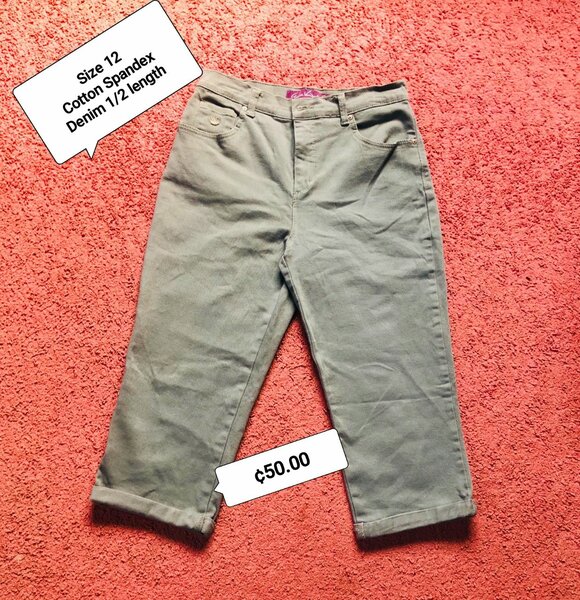 Denim 1/2 Length Trousers