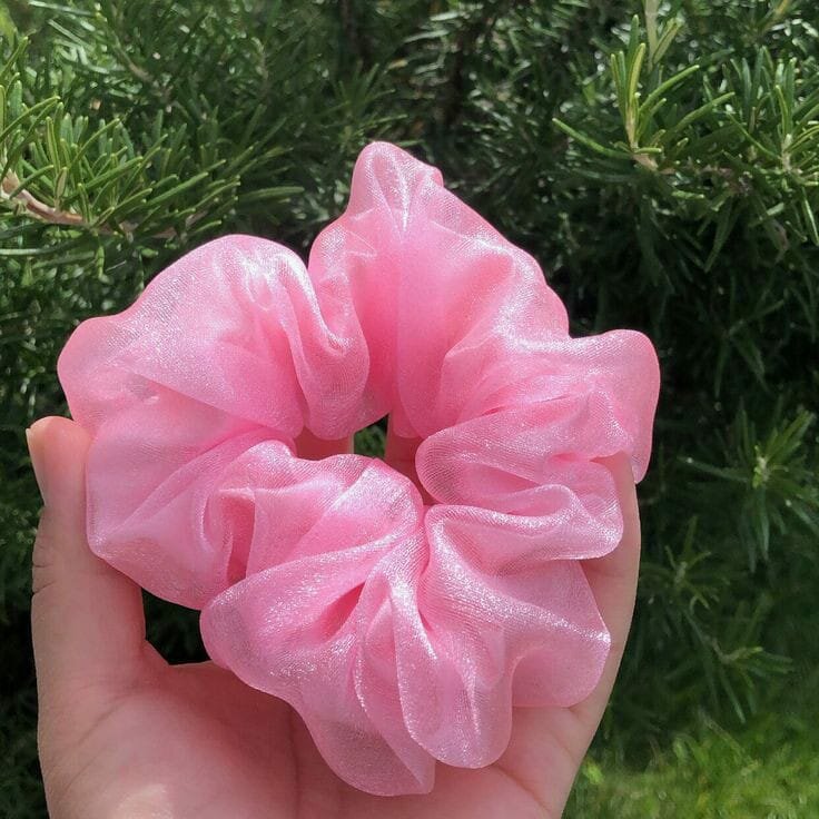 Organza scrunchies