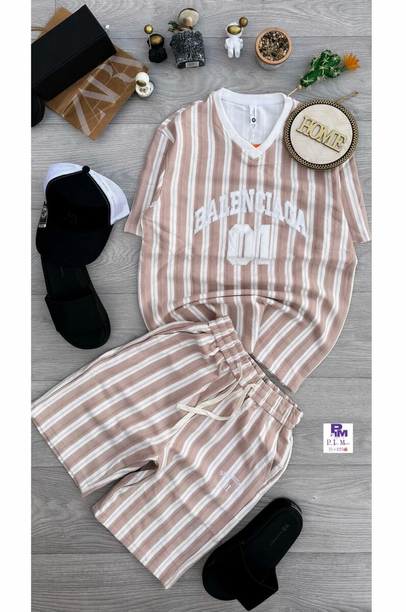 Tenue décontractée d'été unisexe