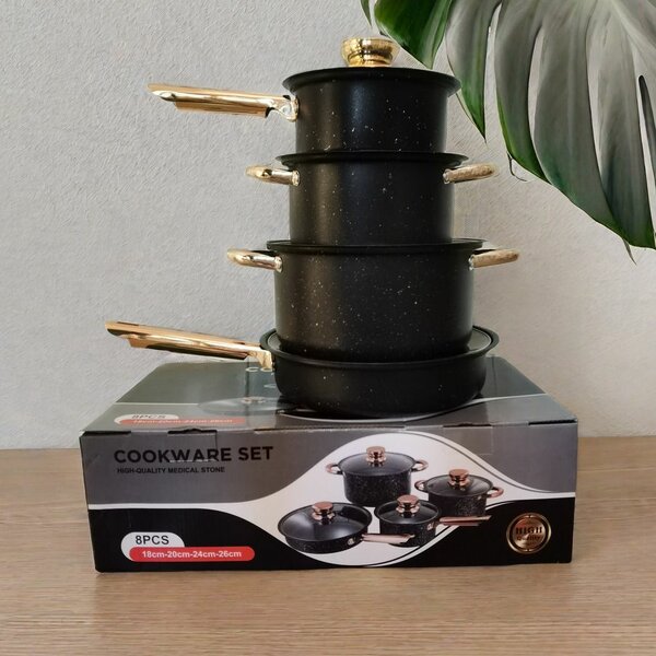 8pieces Medical Stone Cookware Set