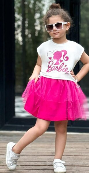 Tenue Enfant Barbie Rose