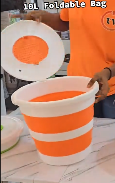 Foldable travel bucket