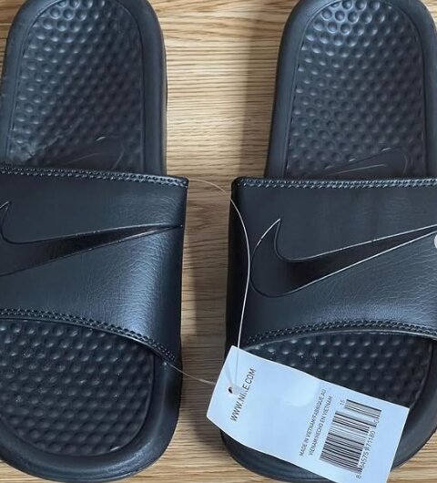 Quality Nike Slides Now black