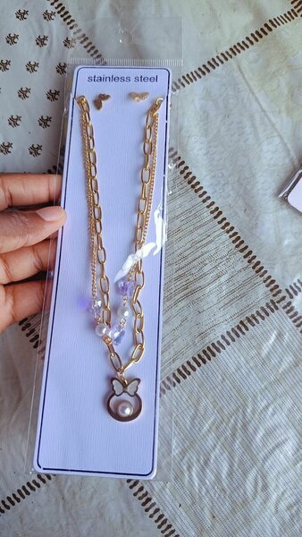 Chaîne dorée en acier inoxydable