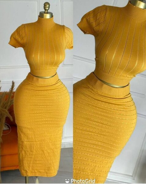 Robe tricot élégante femme