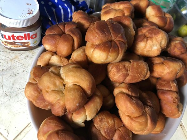 Beignets au chocolat