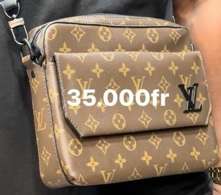 Sac bandoulière en cuir homme