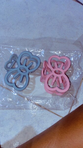 Pinces à cheveux colorées