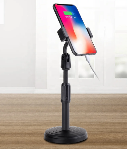 Desktop selfie phone holder