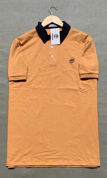 Polo classique orange pour homme