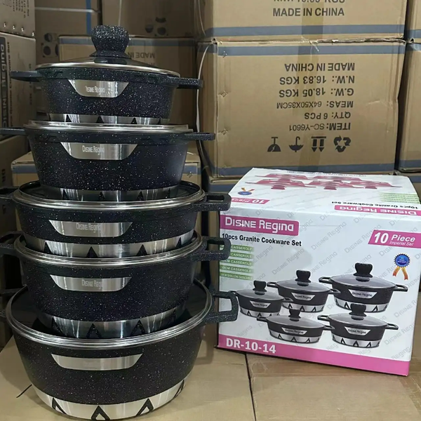 10pcs granite cookware