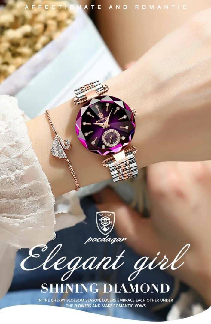 Montre Femme Diamant Éclatant