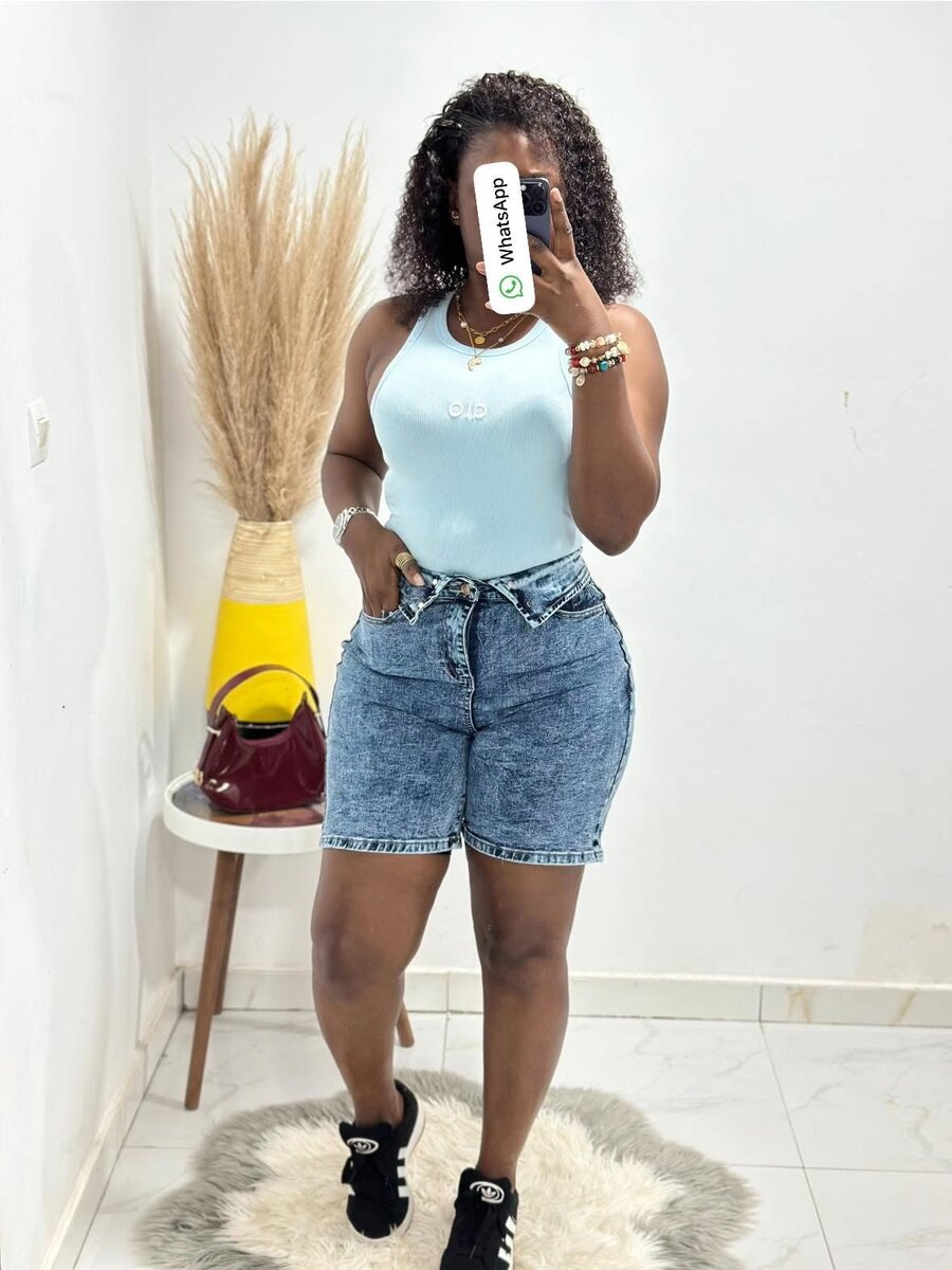 Short en jean confortable