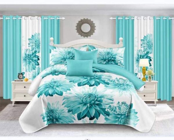 7PCS EXTRA QUEEN SIZE BEDSPREADS 