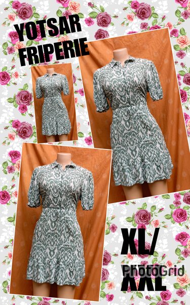 Robe Chemise Imprimée XL/XXL