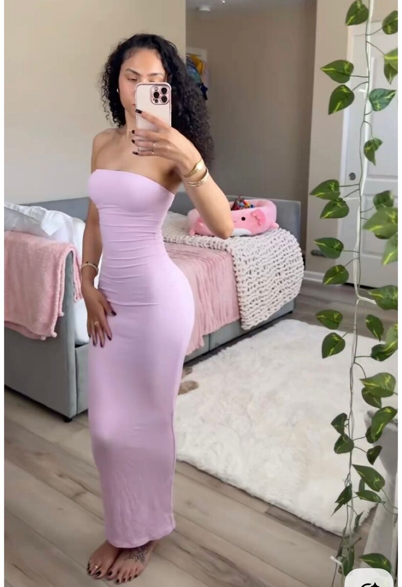 Robe longue moulante élégante